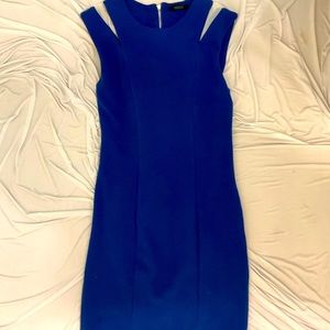 Revolve Bobi black Royal Blue Dress